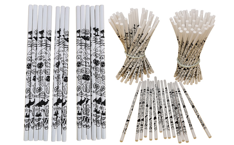 custom pattern paper sticks